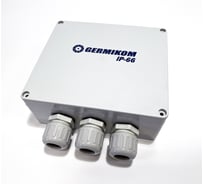 Монтажная коробка с гермовводами GERMIKOM под гофру 16мм Germikom IP66 PRO16 3xM20