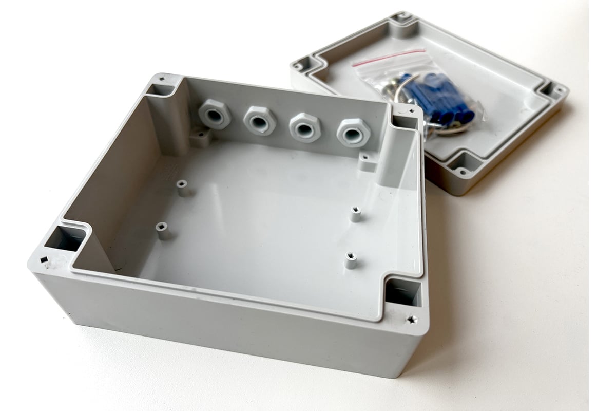 Монтажная коробка с гермовводами GERMIKOM под кабель 3-6.5мм Germikom ...