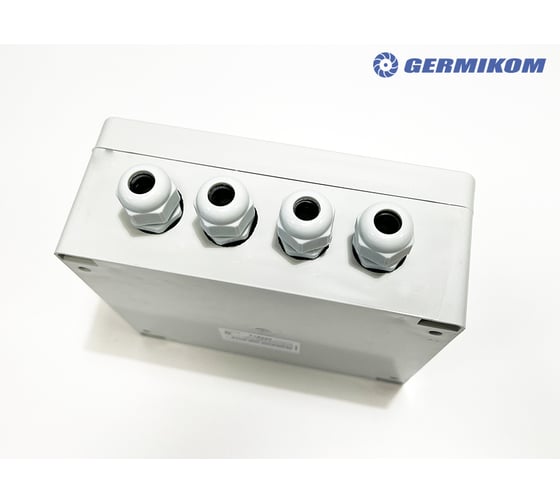 Монтажная коробка с гермовводами GERMIKOM под кабель 4-8мм Germikom IP66 BOX8 4xPG9
