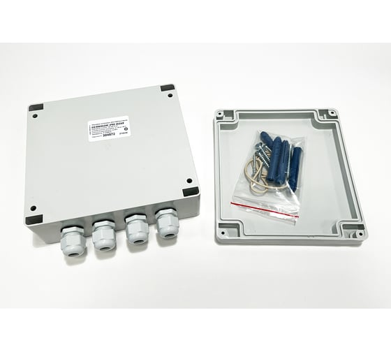 Монтажная коробка с гермовводами GERMIKOM под кабель 4-8мм Germikom IP66 BOX8 4xPG9