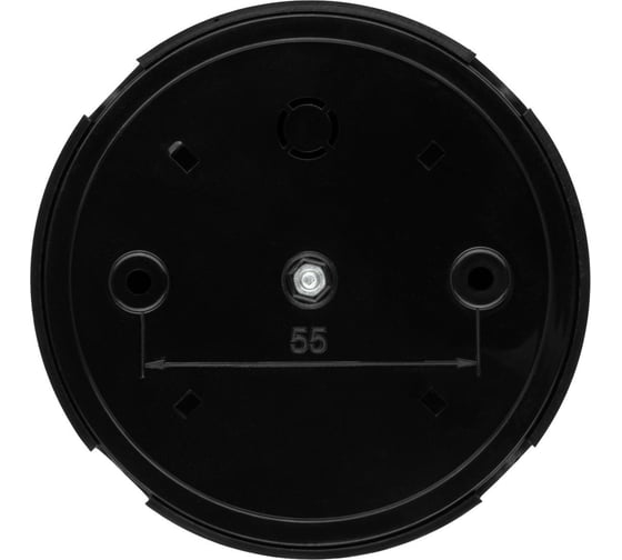 Распаячная коробка TDM ELECTRIC D90x43 мм, инд. штрихкод, черная «Виви» SQ1820-1229