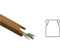 Кабель-канал NEXEL ПВХ 3D 16х16 Орех темный 10.01.005.003