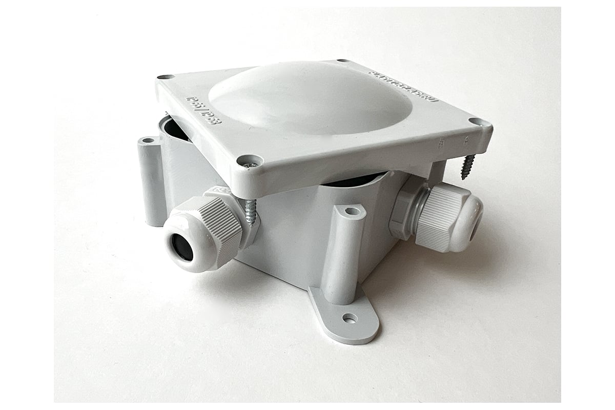 Монтажная коробка Plasticglas IP66/IP68 с гермовводами PG9x3 КМ767635 ...