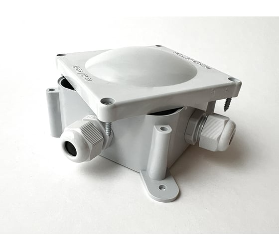 Монтажная коробка Plasticglas IP66/IP68 с гермовводами PG9x3 КМ767635-00-03-03-03