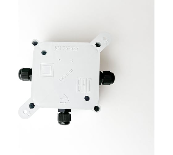 Монтажная коробка Plasticglas IP66/IP68 с гермовводами PG7x3 КМ767635-00-04-04-04