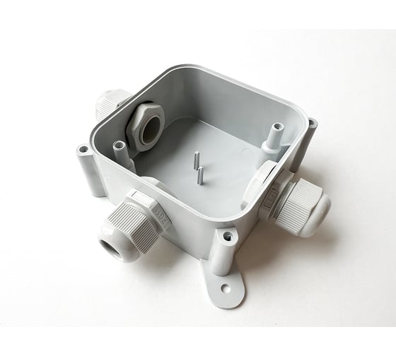 Монтажная коробка Plasticglas IP66/IP68 с гермовводами PG11x3 КМ767635-00-02-02-02