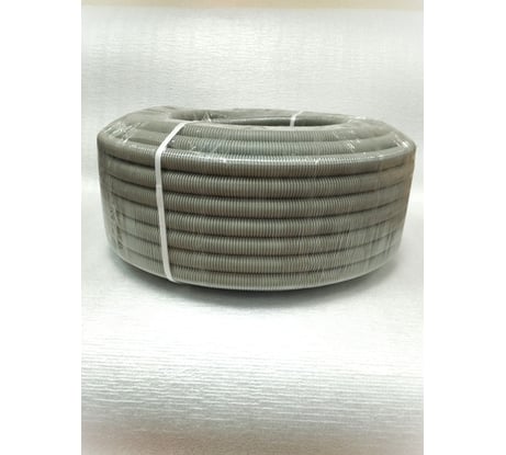 Труба гофрированная ООО "Азимут" d 20 ПНД серая АЗИМУТ с зондом (100м) 00000002039