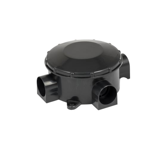 Распаечная коробка EKF КМР-040-040б, трехрожковая, черная,  PROxima, SQ plc-kmr-040-040b 1