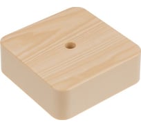 Коробка разветвительная ЮПИТЕР ОП 75x75x25мм, сосна, 4 вх. IP42 030-030С