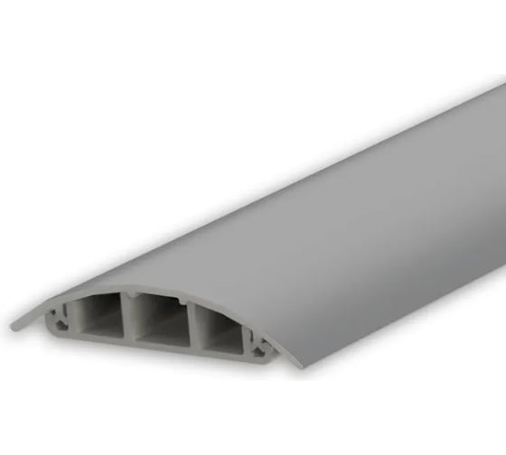 Кабель-канал ЭРА KK5012FG напольный серый RAL 7046 50x12мм 2м Б0064436