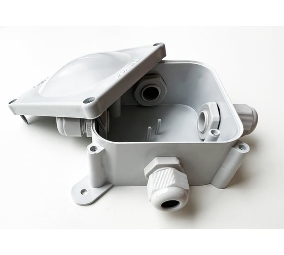 Монтажная коробка Plasticglas IP66/IP68 с гермовводами PG11x4 КМ767635-02-02-02-02