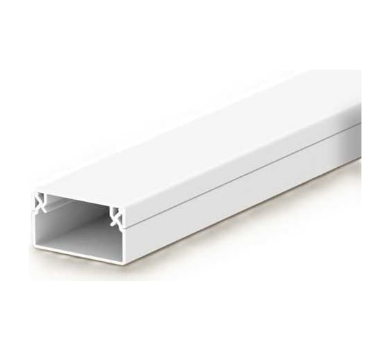 Короб кабельный Ideal 12x10мм 2,0м "Идеал", 001 Белый КК12х10 001 БЕЛ 1