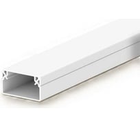 Короб кабельный Ideal 20x10мм 2,0м "Идеал", 001 Белый КК20х10 001 БЕЛ