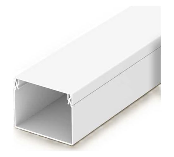 Короб кабельный Ideal 25x24мм 2,0м "Идеал", 001 Белый КК25х24 001 БЕЛ 1