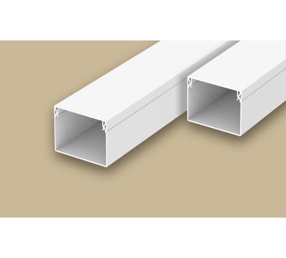 Короб кабельный Ideal 25x24мм 2,0м "Идеал", 001 Белый КК25х24 001 БЕЛ