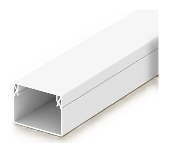 Короб кабельный Ideal 24x15мм 2,0м "Идеал", 001 Белый КК24х15 001 БЕЛ