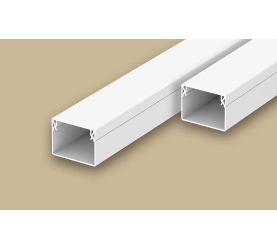 Короб кабельный Ideal 15x15мм 2,0м "Идеал", 001 Белый КК15х15 001 БЕЛ