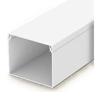 Короб кабельный Ideal 60x40мм 2,0м "Идеал", 001 Белый КК60х40 001 БЕЛ