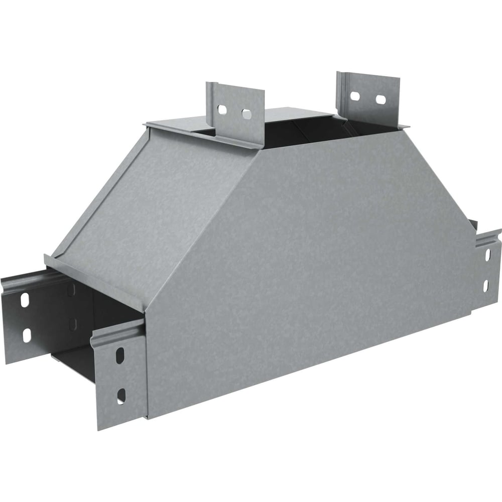 Т-отвод вертикальный Система КМ 100x300 мм вверх c разворотом трассы на ...