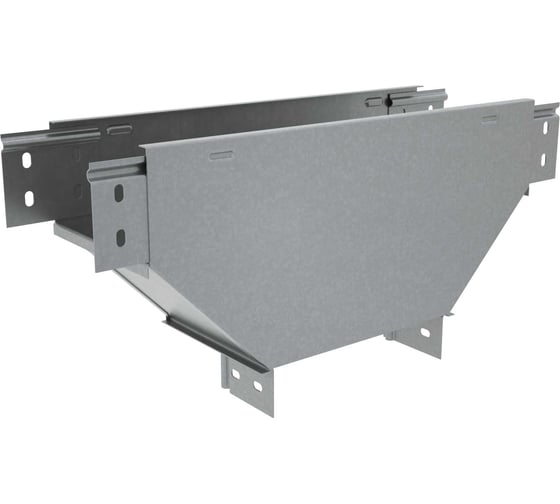 Т-ответвитель переходник Система КМ 50x500-600 мм верт. c разворотом трассы на 90 гр. "ПЛЮС" (нижняя часть больше исходной) HD85 PL18355 TDPVplus90-50-500-600 HD85 1