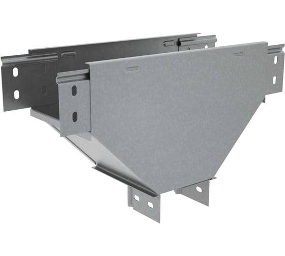 Т-ответвитель переходник Система КМ 100x600-300 мм верт. c разворотом трассы на 90 гр. "ПЛЮС" (нижняя часть меньше исходной) HD85 PL18267 TDPSplus90-100-600-300 HD85 1