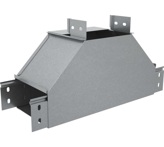 Т-отвод вертикальный Система КМ 80x600 мм вверх c разворотом трассы на 90 гр. "ПЛЮС" HD85 PL18226 TDNplus90-80-600 HD85 1