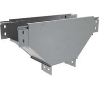 Т-отвод вертикальный Система КМ 50x150 мм вниз c разворотом трассы на 90 гр. "ПЛЮС" HD85 PL18408 TDVplus90-50-150 HD85