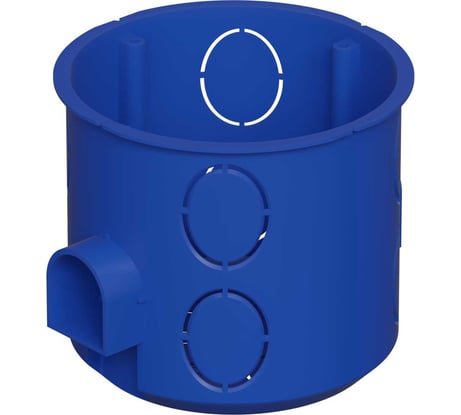 Коробка установочная Экопласт D68x62мм, стык. ушками, без галогена, межцентровое расстояние 71мм, IP20, 44659HF