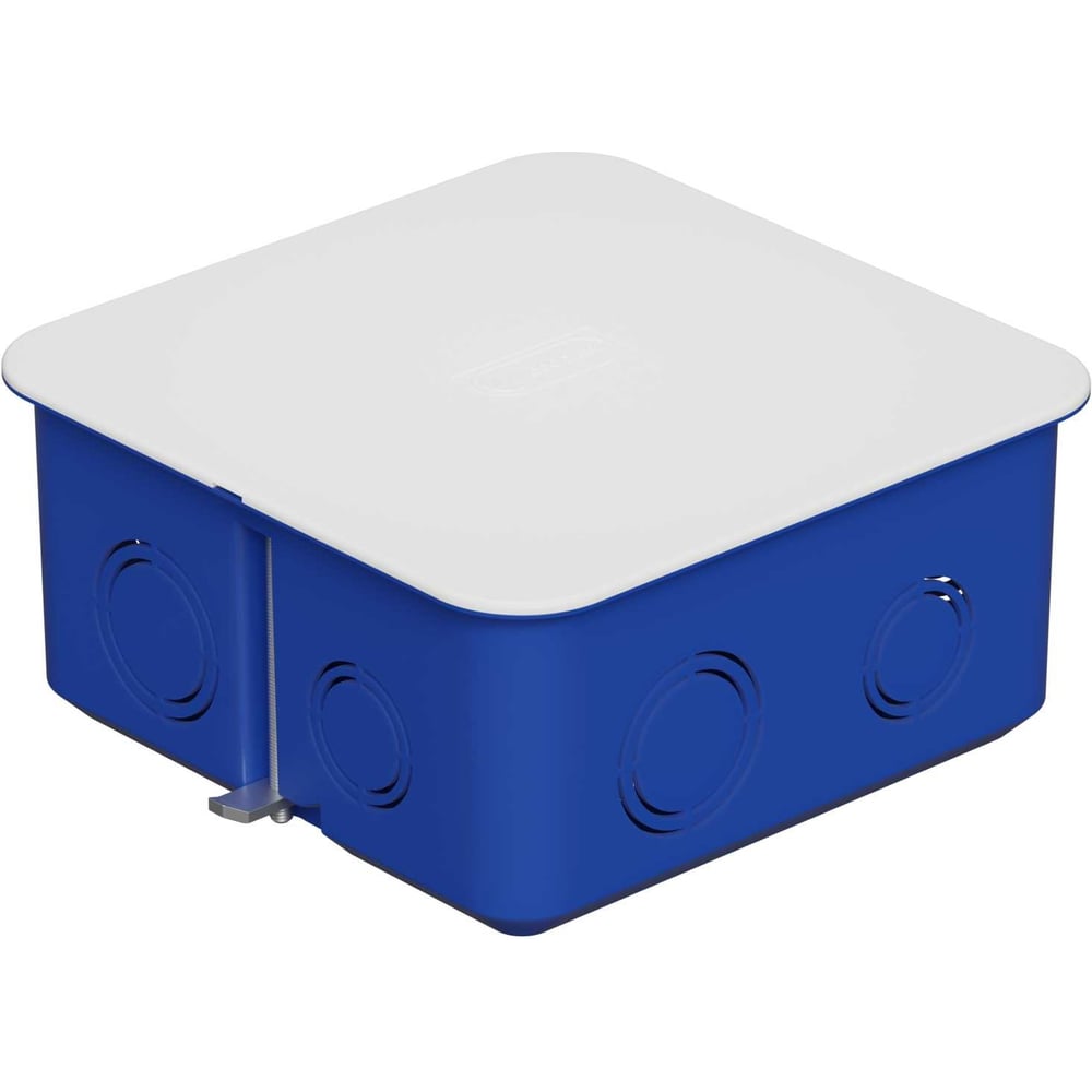 Коробка распределительная с крышкой Экопласт для г/к 100x100x50мм с ...