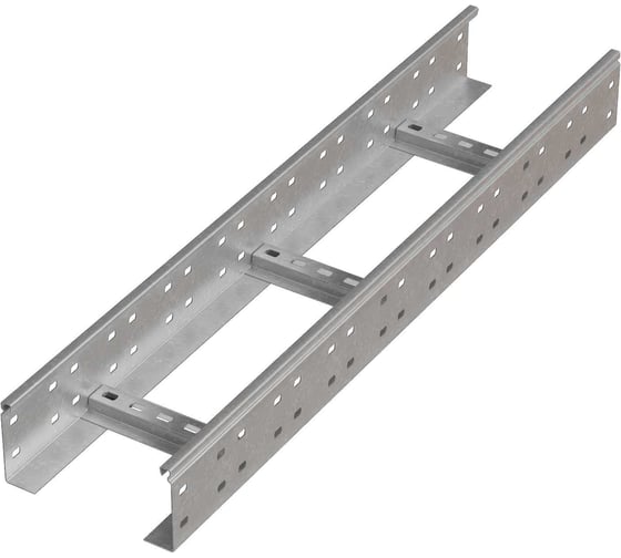 Лоток лестничный Система КМ 100x600x1,2, L2000 мм, N LO34902 LL100-600-1.2-2000 N