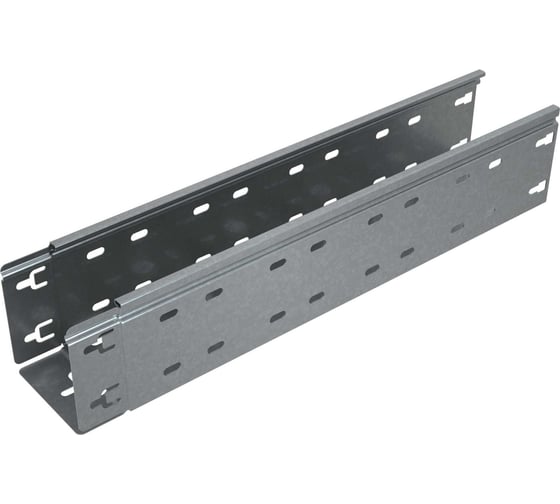 Лоток перфорированный Система КМ 100x100x1,2 L6000 мм "Быстрый монтаж ПЛЮС" PL12531 LPplus100-100-1.2-6000