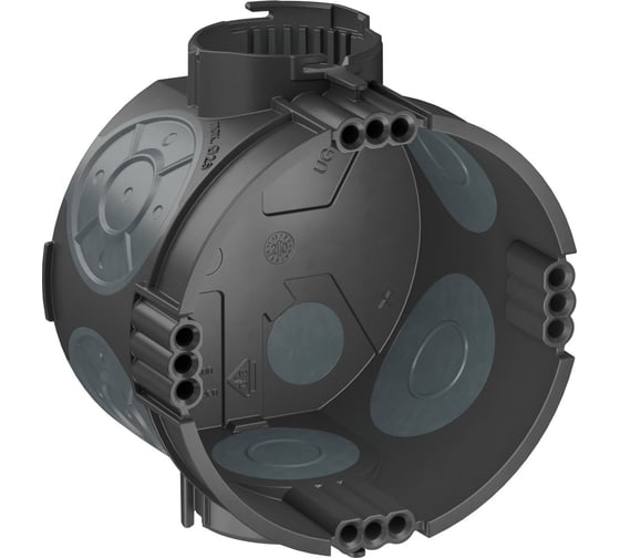 Коробка монтажная OBO Bettermann для твердых стен с мембранными вводами UG 46-L Ø60мм H46мм, без винтов (25 шт/уп) 2003706 1