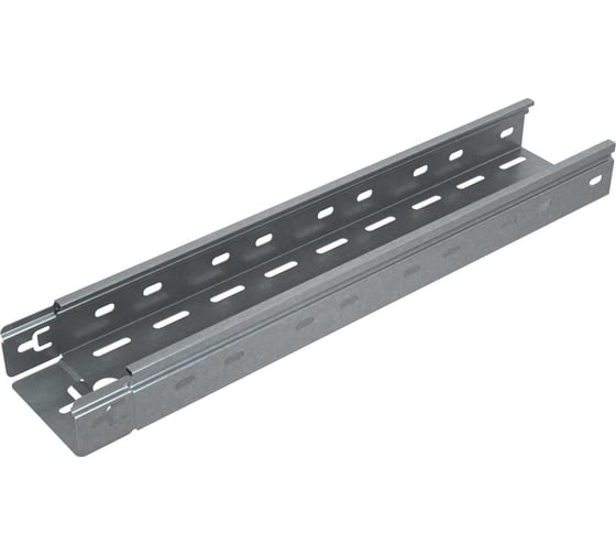 Лоток перфорированный Система КМ 50x150x1,2 L2500 мм "Быстрый монтаж ПЛЮС" HD85 PL17379 LPplus50-150-1.2-2500 HD85 1
