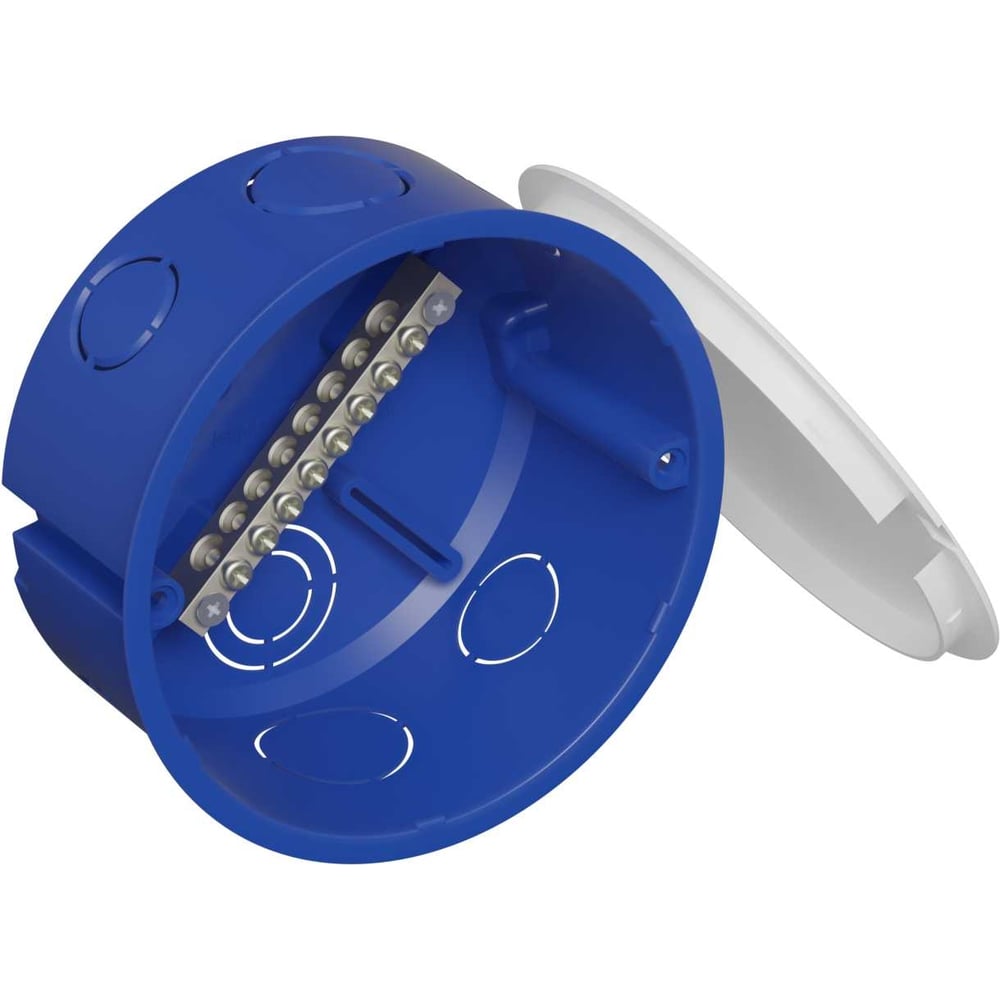 Коробка уравнивания потенциалов Экопласт (КУП) 6x9мм, 8 зажимов, 63А ...