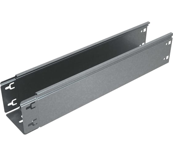 Лоток неперфорированный Система КМ 100x300x1,5 L4000 мм "Быстрый монтаж ПЛЮС" PL15037 LNplus100-300-1.5-4000 1