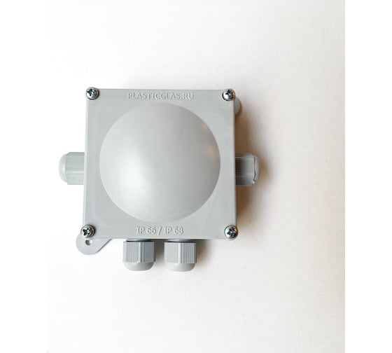 Монтажная коробка Plasticglas IP66/IP68 с гермовводами PG9x4 КМ767635-00-03-08-03
