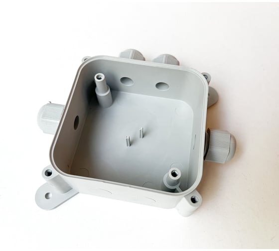 Монтажная коробка Plasticglas IP66/IP68 с гермовводами PG9x4 КМ767635-00-03-08-03