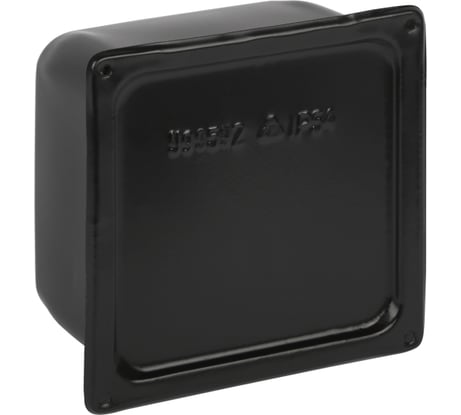 Коробка протяжная ЭРА Y9941101108031 металлическая У994 без уплотнителя 110x110x80мм черная IP31 Б0062854