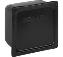 Коробка протяжная ЭРА Y99515015010054 металлическая У995 с уплотнителем 150x150x100мм черная IP54 Б0062810
