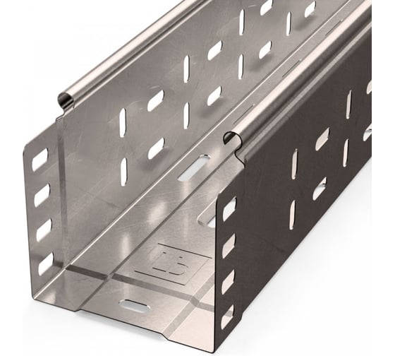 Лоток перфорированный Промрукав Стандарт INOX (AISI 409) 100x100x3000 (0,7 мм) PR16.2410 1