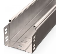 Лоток неперфорированный Промрукав Стандарт INOX (AISI 409) 100x80x3000 (0,7 мм) PR16.2390