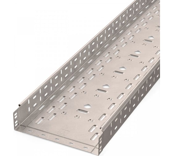 Лоток перфорированный Промрукав Стандарт INOX (AISI 409) 300x80x3000 (0,8 мм) PR16.2421 1