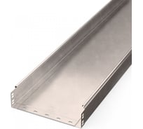 Лоток неперфорированный Промрукав Стандарт INOX (AISI 409) 300x80x3000 (0,8 мм) PR16.2399