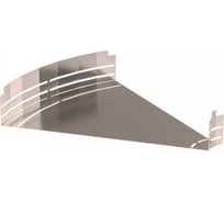 Угол горизонтальный изменяемый Промрукав 0-45 градусов Стандарт INOX (AISI 409) 600x100 1шт. PR16.3664