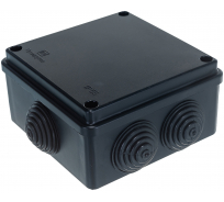 Распределительная коробка Промрукав для о/п безгалогенная HF черная 100х100х50 1 шт 40-0300-9005