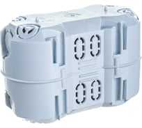 Установочная приборная коробка (подрозетник) KOPOS двухместная KP 64 Electro 71x142х45 для твердых стен (комплект 2шт.) KP 64 / 2 (KA)