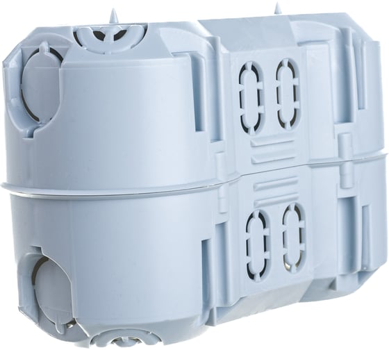 Установочная приборная коробка (подрозетник) KOPOS двухместная KP 64 Electro 71x142х45 для твердых стен (комплект 2шт.) KP 64 / 2 (KA)