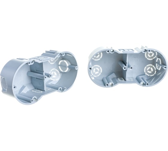 Установочная приборная коробка (подрозетник) KOPOS двухместная KP 64 Electro 71x142х45 для твердых стен (комплект 2шт.) KP 64 / 2 (KA)