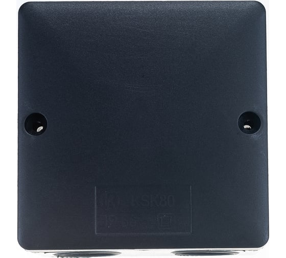 Ультрафиолетостойкая коробка KOPOS для О/П Черная IP66 KSK 80_FA