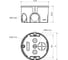 Коробка установочная приборная (подрозетник) KU 68-1901 Kopos Electro 73х43 для твердых стен (комплект из 10 штук) KOPOS KU 68-1901 (KA) 2